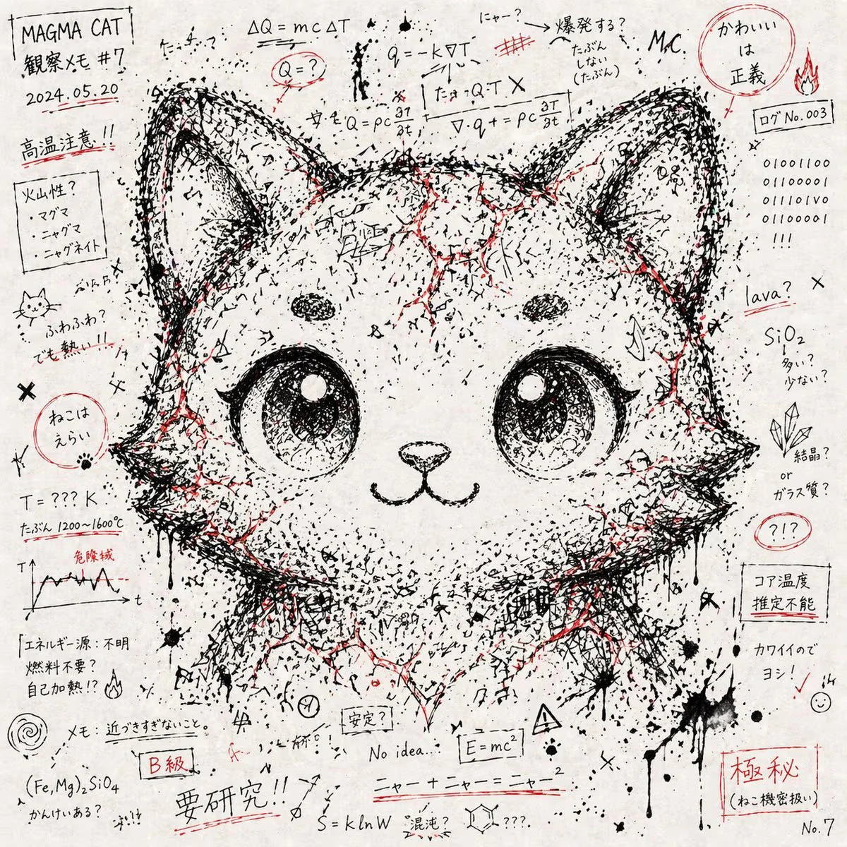 Chaos Notes Hidden Face Character Art