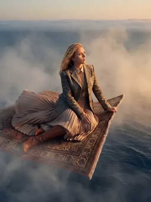 High Fashion Magic Carpet Editorial