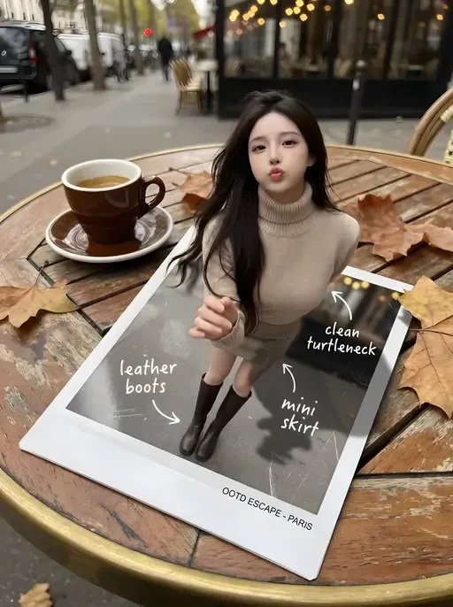 polaroid optical illusion fashion