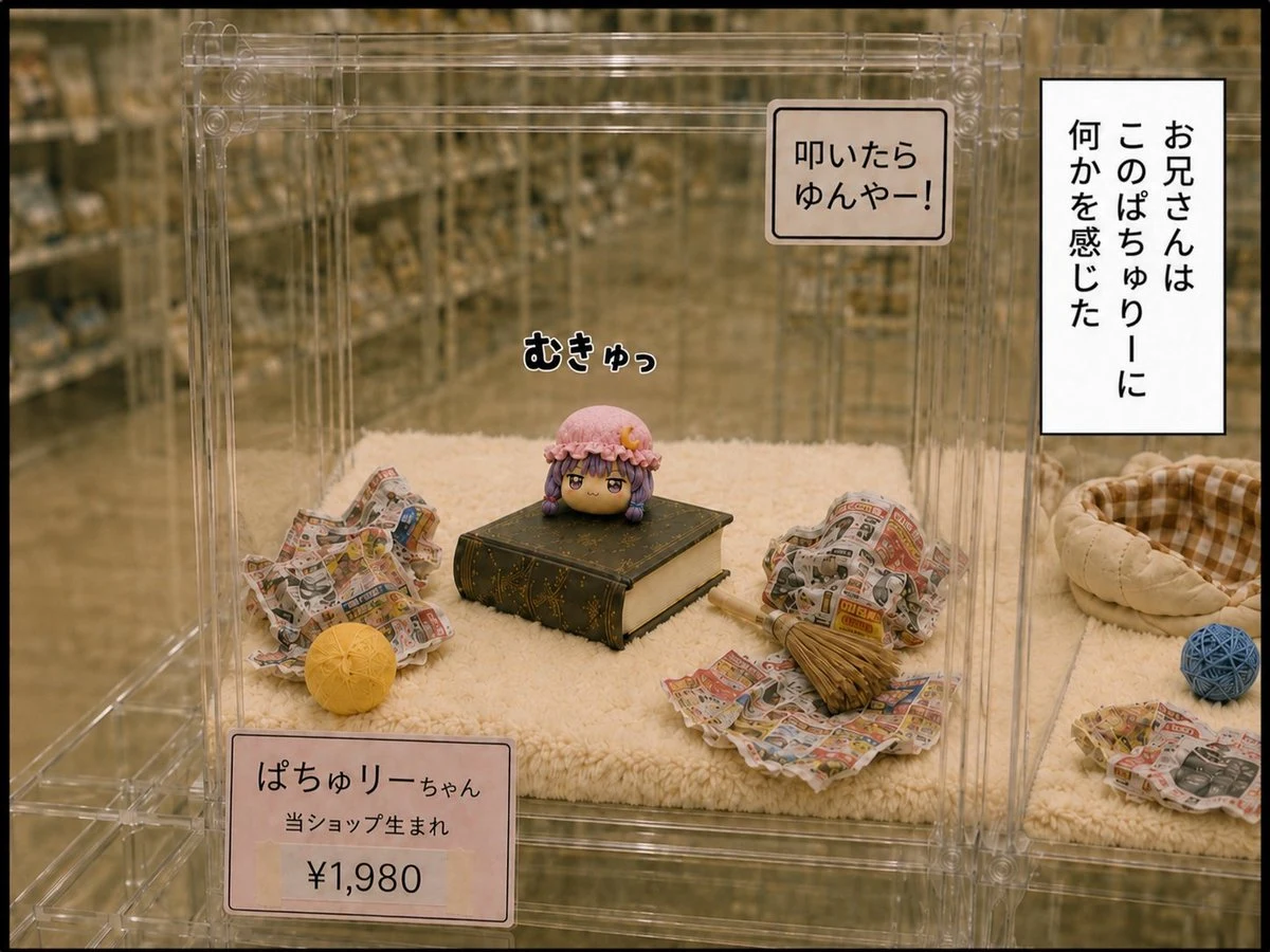 patchouli yukkuri pet shop display