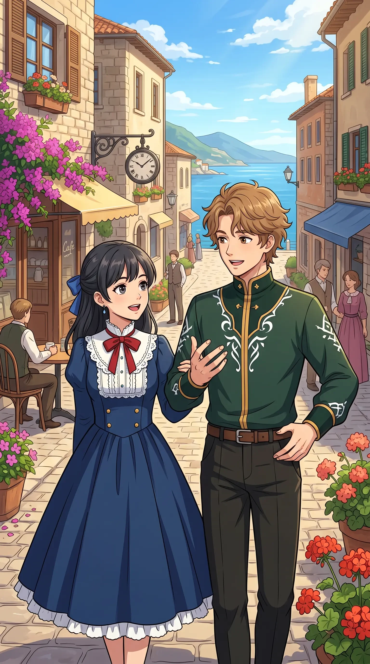 Anime Character Swap European Village