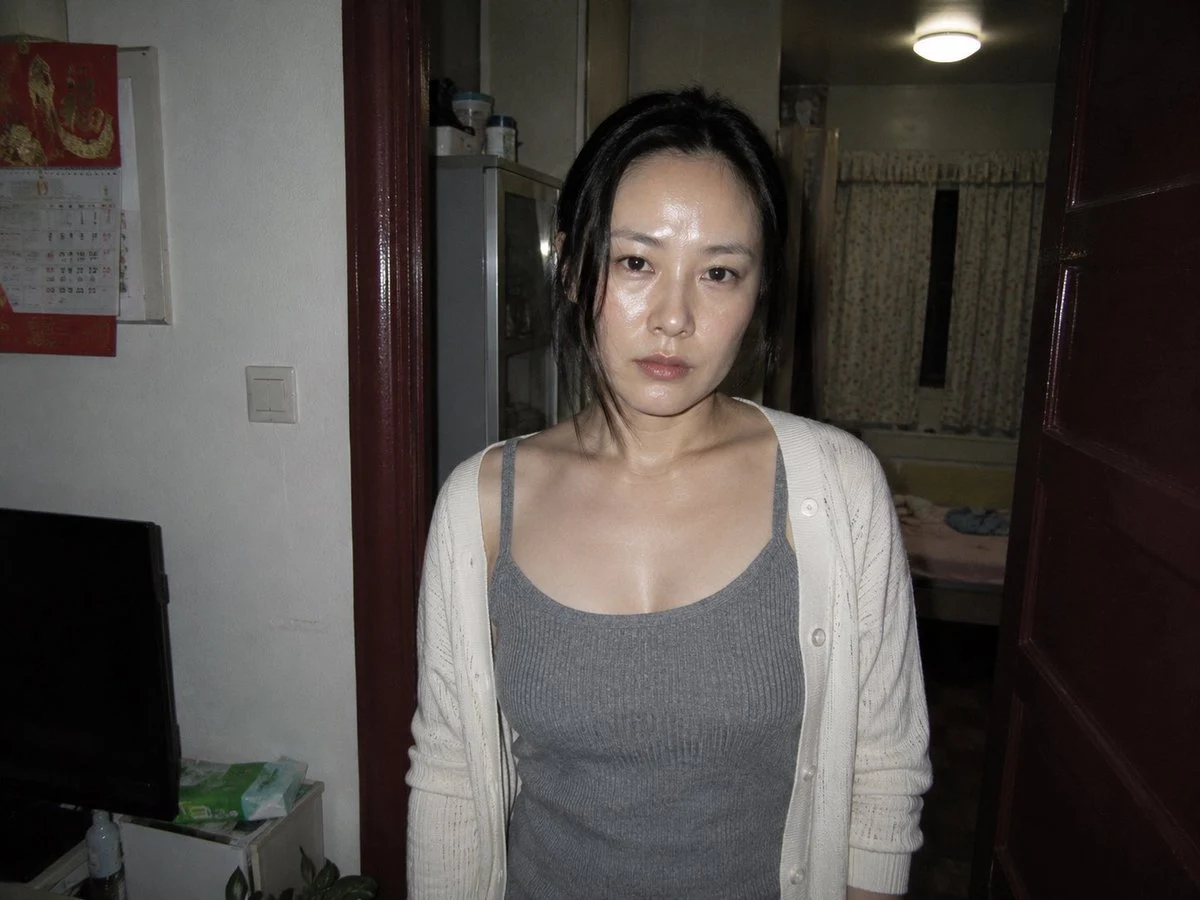 Candid Apartment Flash Portrait