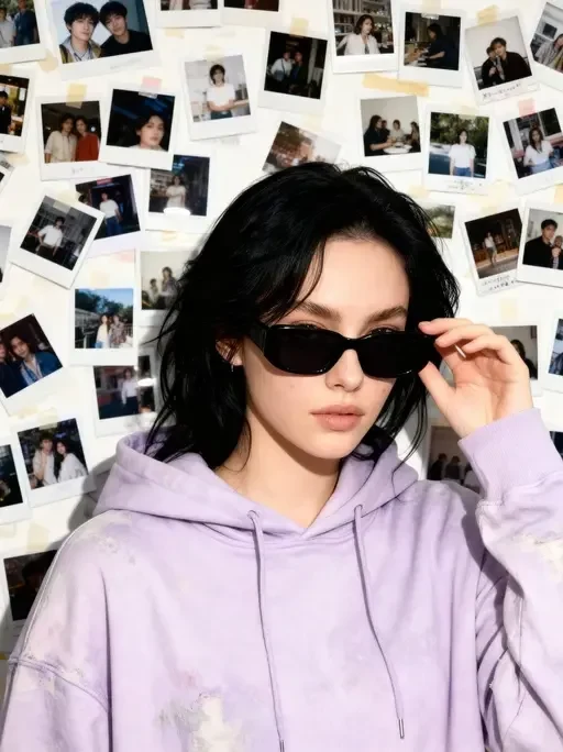 90s Disposable Camera Style Portrait