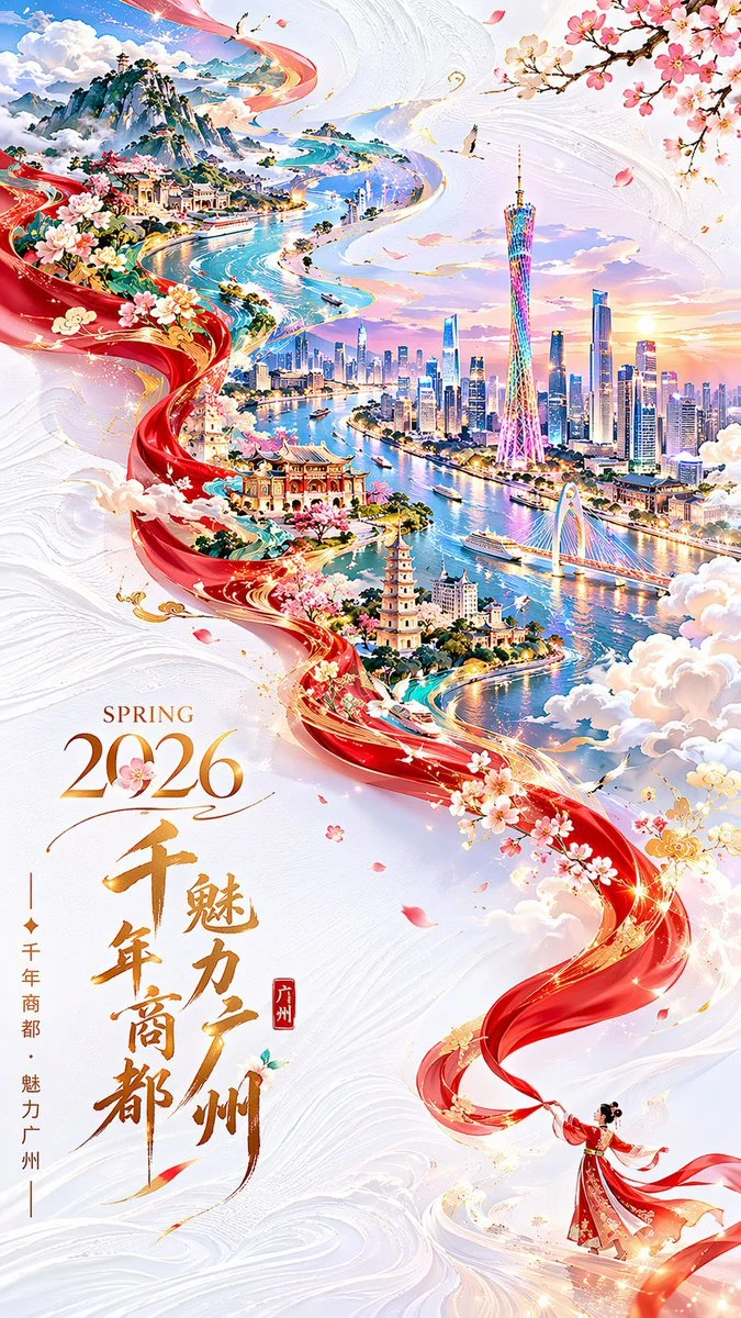 Guangzhou Spring Promotion City Poster