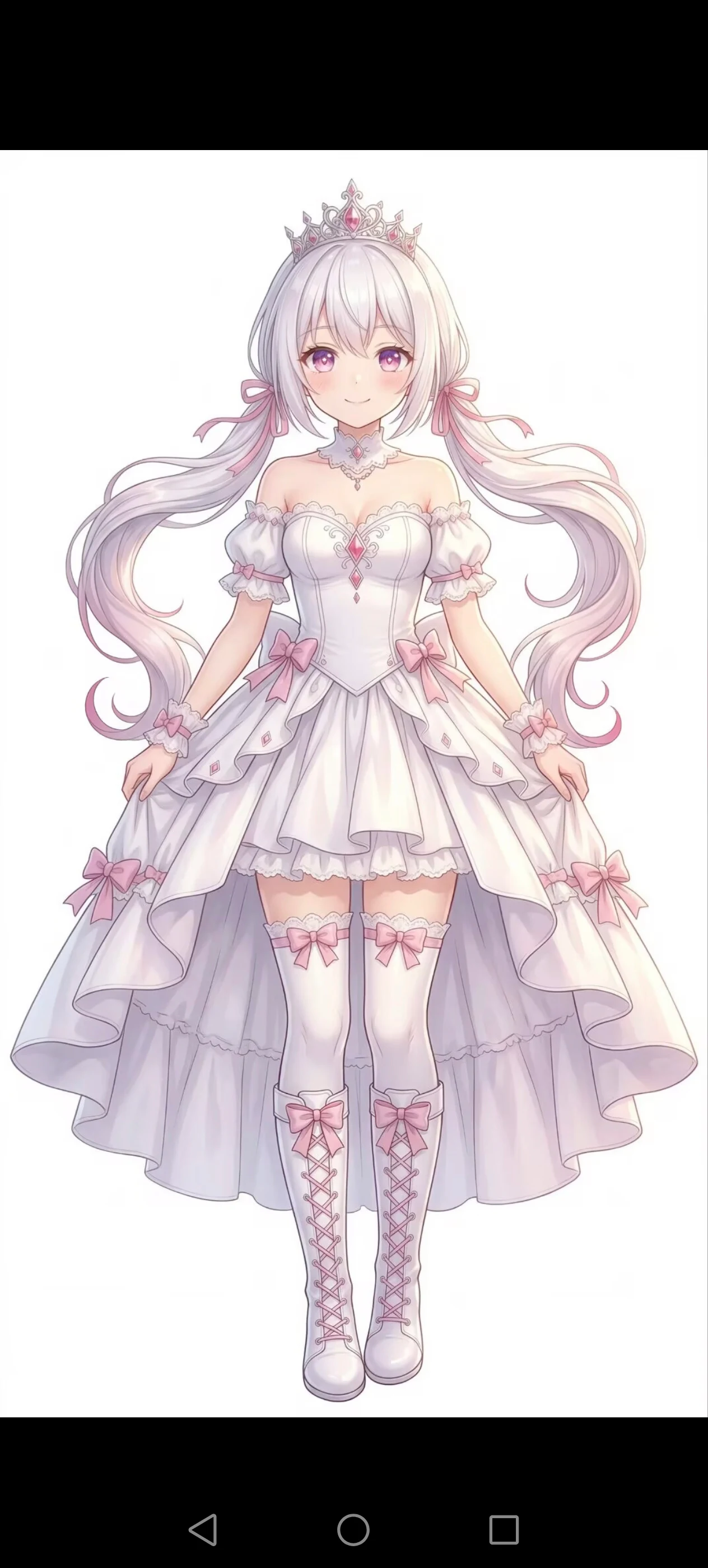 Anime Girl in Luxury Restaurant Style reference image 1
