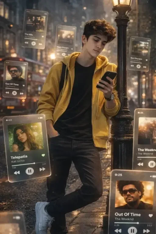 augmented reality music interface london street