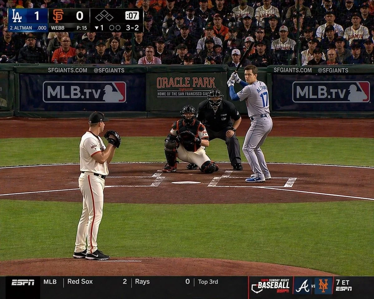 Sam Altman MLB Baseball Broadcast