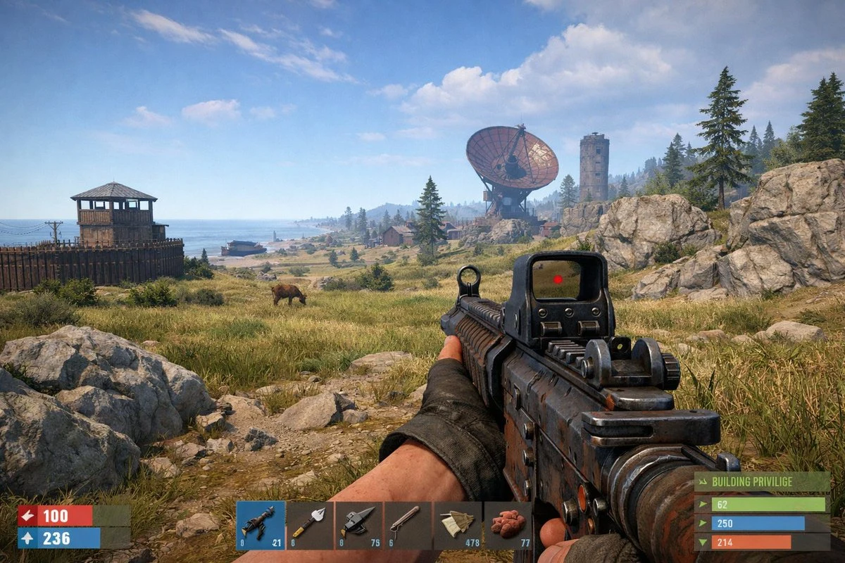 rust Survival Game Gameplay Screenshot