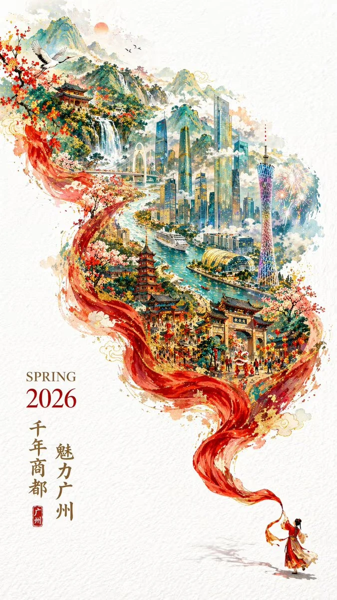 Guangzhou 2026 Spring Promotional Poster