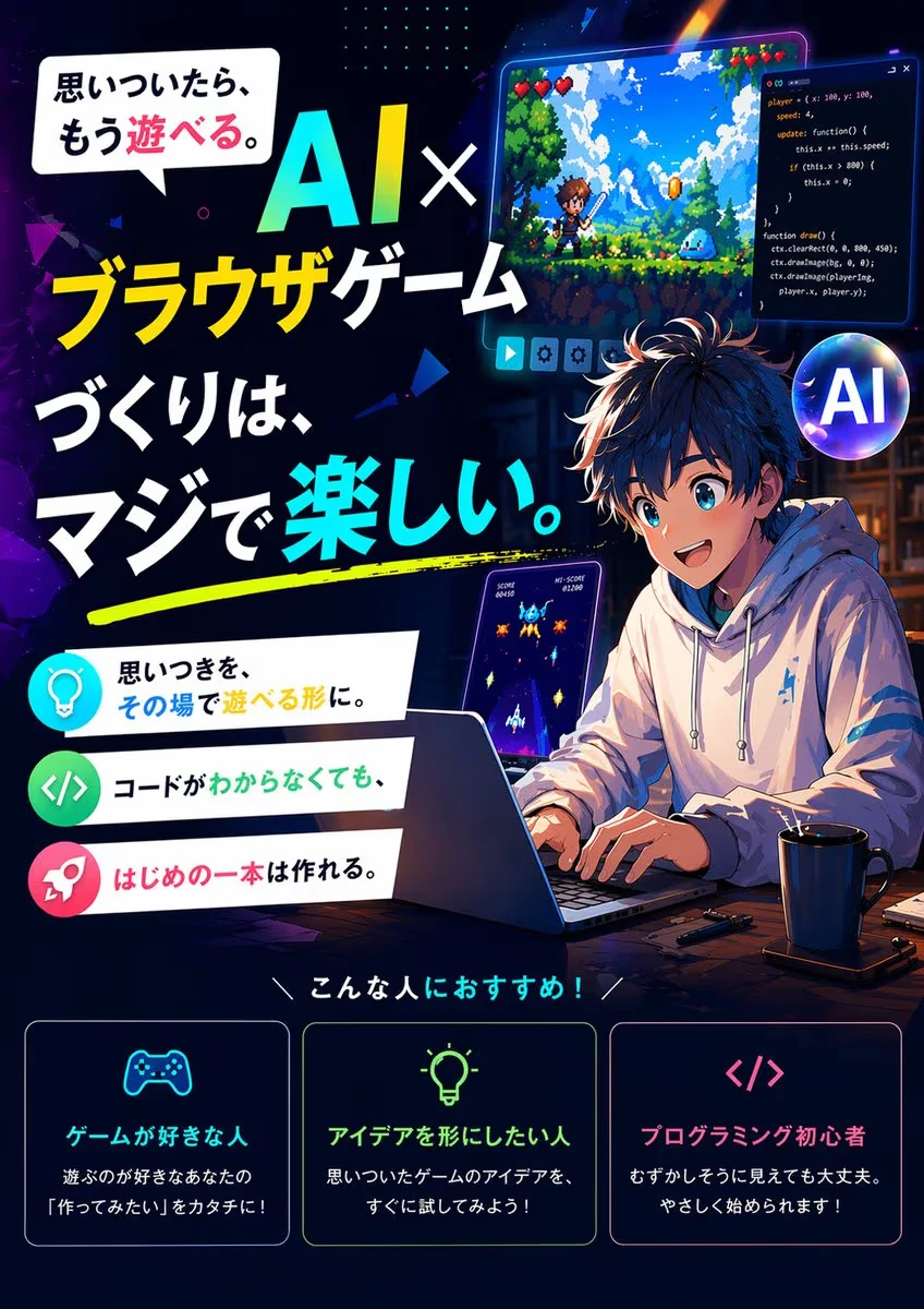 Browser Game Development Ad Creative Poster