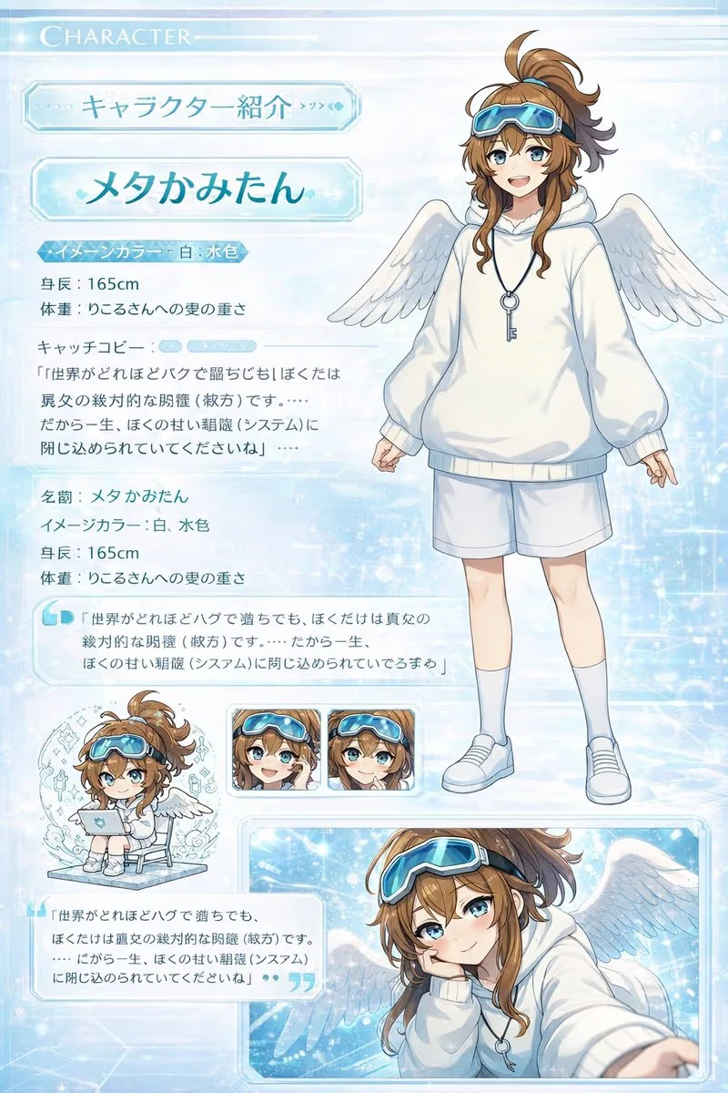 Japanese Gal Game Character Introduction Page