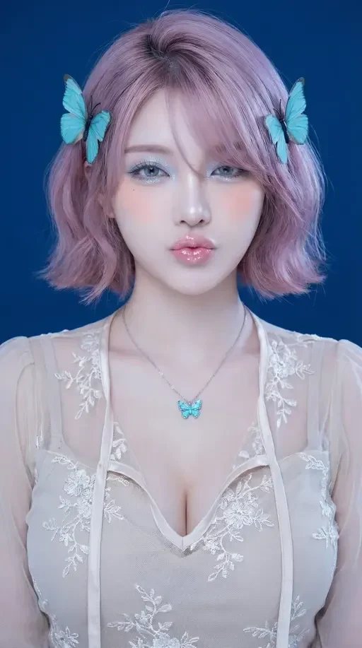 Ethereal Butterfly Portrait