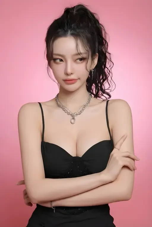 Tsundere Expression Studio Portrait