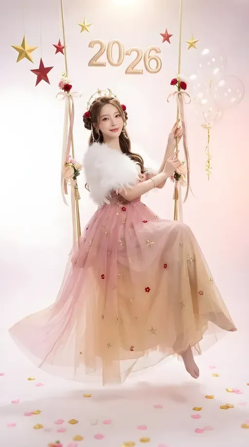 fantasy-portrait-golden-swing
