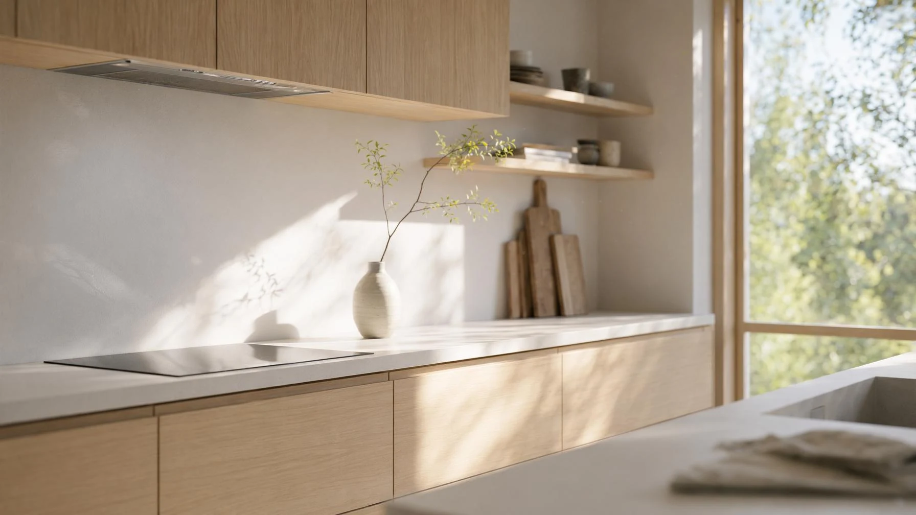 Minimal Scandinavian Kitchen Architecture