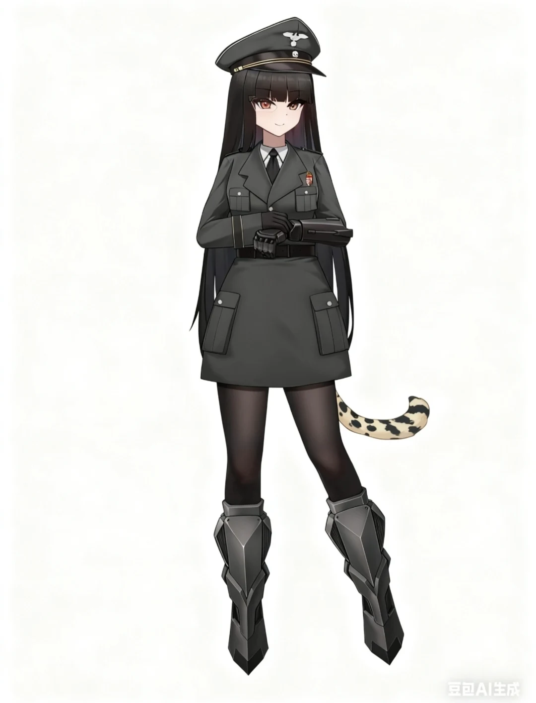 Anime Girl Character with Sunglasses Gesture reference image 2