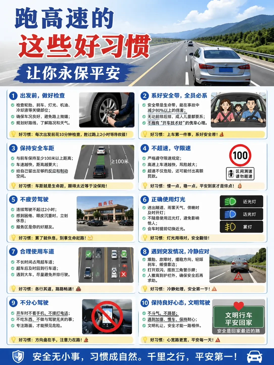 Highway Driving Safety Habits Guide