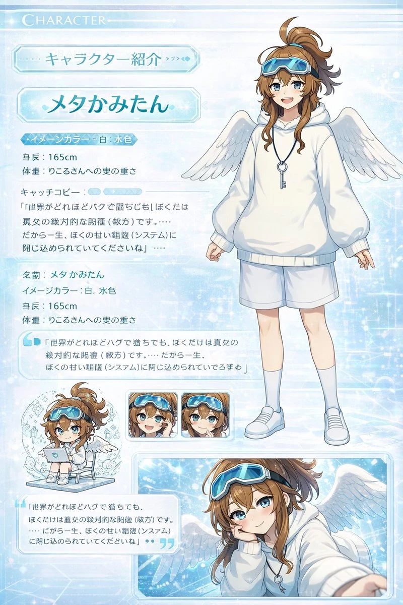 Japanese Gal Game Character Introduction Page