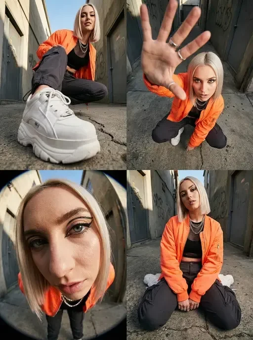 Urban Streetwear Editorial Collage